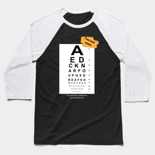 Free vision test Baseball T-Shirt